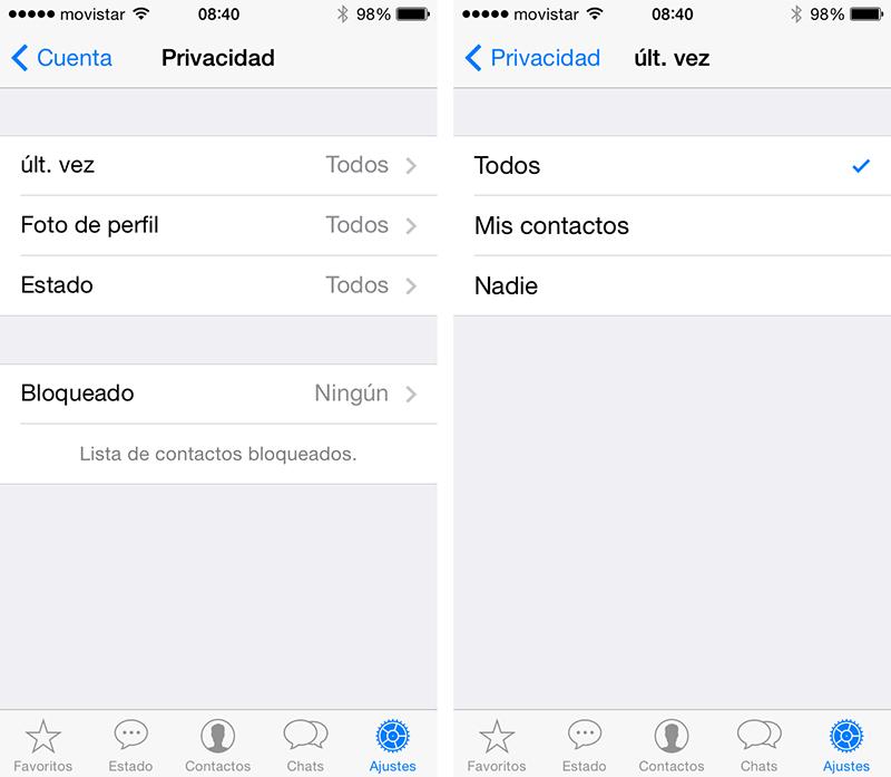 Illustration for article titled Cómo esconder la hora de conexión en WhatsApp y mantener tu privacidad